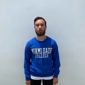 Miami Dade College Blue Sweatshirt Small